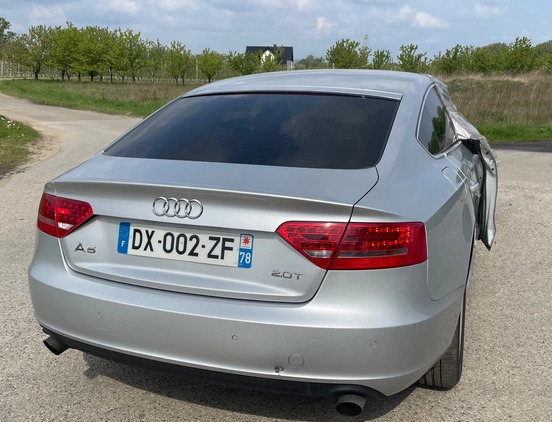 Audi A5 cena 23800 przebieg: 218000, rok produkcji 2010 z Warszawa małe 79